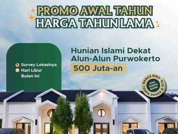 RUMAH HANYA 5 MENIT KE ALUN ALUN PURWOKERTO SISA 2 UNIT LAGI DI TANJUNG PURWOKERTO