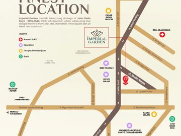 Imperial Garden Setia Budi – Hunian Mewah 2 Lantai Mulai 800 Jutaan! Medan