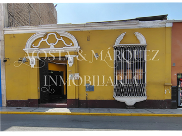 EN VENTA: Local comercial de un piso en excelente UBICACIÓN
Jirón Bolognesi - Trujillo