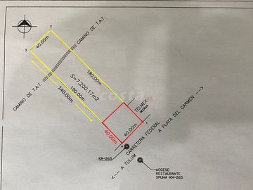 TERRENO EN VENTA FRENTE A CARRETERA EN XPUHA, SOLIDARIDAD, PLAYA DEL CARMEN
