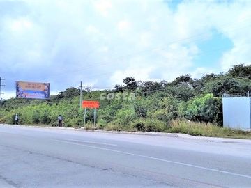 TERRENO EN VENTA FRENTE A CARRETERA EN XPUHA, SOLIDARIDAD, PLAYA DEL CARMEN