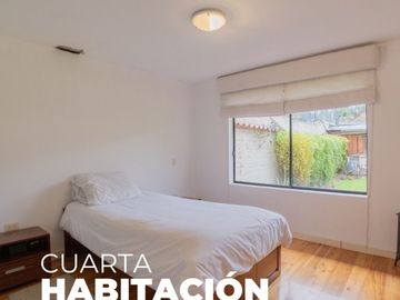 Amplia casa familiar en Río Amarillo, 5 hab., 4 baños, estudio, sala de juegos y chimenea.