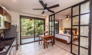 Loft en Venta, Botanic Condos, La Veleta. Tulum, Quintana Roo
