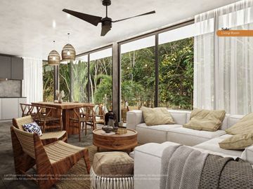 LUAR 203. Dep. de 3 hab. en Aldea Zama Premium, Tulum