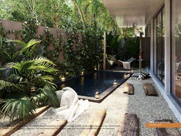 LUAR 203. Dep. de 3 hab. en Aldea Zama Premium, Tulum