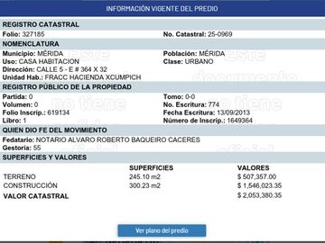 BONITA CASA EN VENTA DE RECUPERACION BANCARIA EN HACIENDA XCUMPICH, MÉRIDA, YUCATÁN.