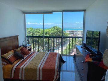 Punta Centinela, Vendo hermoso departamento 3 dormitorios full amoblado vista al mar