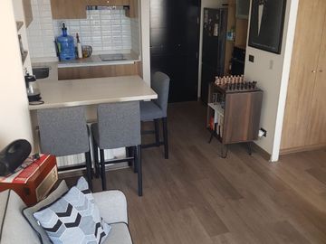 Depto. nuevo, 1 dormitorio, 1 baño, terraza comuna Ñuñoa.