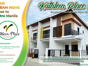 Affordable 3 Bedroom Townhouse Near SM Molino - KATHLEEN PLACE