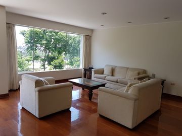 ALQUILO HERMOSO DUPLEX AMOBLADO - FRENTE A PARQUE EN CHACARILLA DEL ESTANQUE - LA FLORESTA  -  SURCO