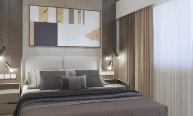 FOR SALE STUDIO Condo Unit with Balcony along Roxas Blvd near US Embassy.  RARE UNIT OVERLOOKING MANILA CITY SKYLINE