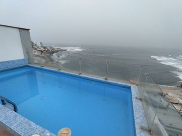 ALQUILO HERMOSO DUPLEX AMOBLADO - ESPECTACULAR VISTA AL MAR -   FRENTE AL MAR - PUNTA HERMOSA  - PLAYA SEÑORITAS