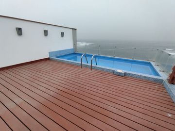 ALQUILO HERMOSO DUPLEX AMOBLADO - ESPECTACULAR VISTA AL MAR -   FRENTE AL MAR - PUNTA HERMOSA  - PLAYA SEÑORITAS