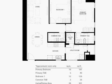 Ametrine at Portico 2BR for sale! Good deal at 208K/sqm Only