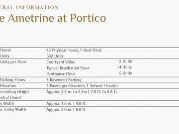 Ametrine at Portico 2BR for sale! Good deal at 208K/sqm Only