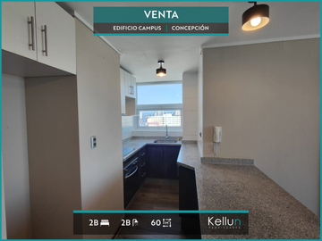 Departamento en venta – Tipo Mariposa, Edificio Cruz 1051, Concepción