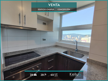 Departamento en venta – Tipo Mariposa, Edificio Cruz 1051, Concepción