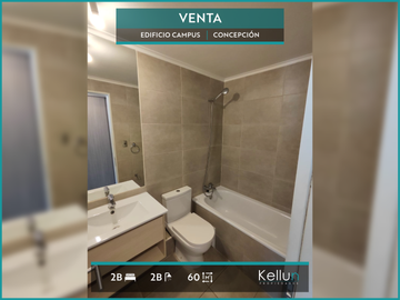 Departamento en venta – Tipo Mariposa, Edificio Cruz 1051, Concepción