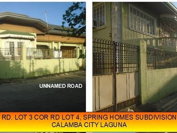3 bedrooms for sale in Spring Homes Subdivision, Brgy. Bucal, Calamba, Laguna