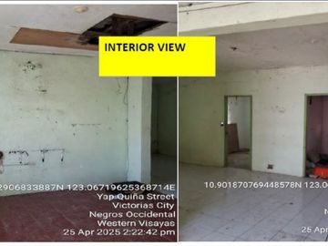 𝐅𝐨𝐫𝐞𝐜𝐥𝐨𝐬𝐞𝐝 𝐏𝐫𝐨𝐩𝐞𝐫𝐭𝐲 𝐅𝐨𝐫 𝐒𝐚𝐥𝐞 𝐢𝐧  YAP QUINA SUBD.,  BRGY.  1, DISTRICT 3, VICTORIAS, NEGROS OCCIDENTAL