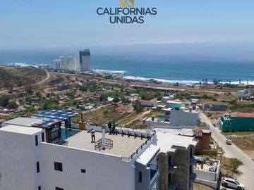 CONDOMINIO HABITACIONAL 3 UNIDADES CON  VISTA PANORAMICA AL MAR  ... VILLAS DE SAN PEDRO ROSARITO BC