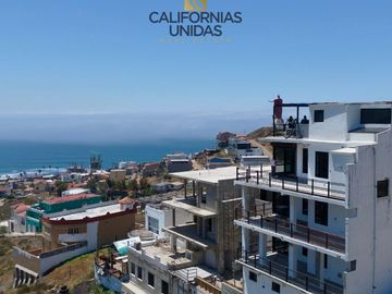 CONDOMINIO HABITACIONAL 3 UNIDADES CON  VISTA PANORAMICA AL MAR  ... VILLAS DE SAN PEDRO ROSARITO BC