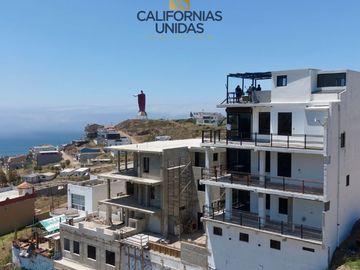 CONDOMINIO HABITACIONAL 3 UNIDADES CON  VISTA PANORAMICA AL MAR  ... VILLAS DE SAN PEDRO ROSARITO BC