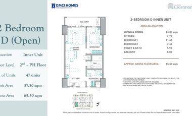 30K Reservation Fee, 38K Monthly downpayment ,  , No Spot Dp required , 2 bedroom unit payable in 36 months also open for Rent to Own