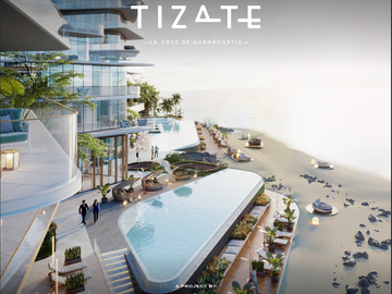 DEPARTAMENTO EN VENTA FRENTE AL MAR EN LA CRUZ DE HUANACAXTLE EN TIZATE