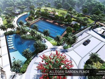 1 BR Condo (36 sqm) in Pasig City | Allegra Garden Place | Ready for Occupancy (Foreigners can own condo)