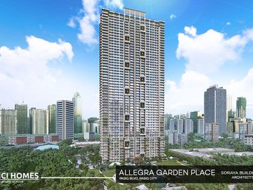 1 BR Condo (36 sqm) in Pasig City | Allegra Garden Place | Ready for Occupancy (Foreigners can own condo)