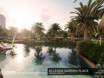 1 BR Condo (36 sqm) in Pasig City | Allegra Garden Place | Ready for Occupancy (Foreigners can own condo)