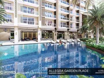 1 BR Condo (36 sqm) in Pasig City | Allegra Garden Place | Ready for Occupancy (Foreigners can own condo)