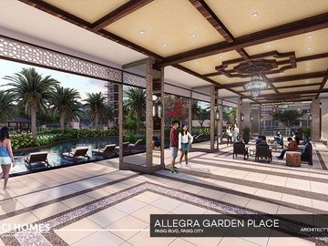 1 BR Condo (36 sqm) in Pasig City | Allegra Garden Place | Ready for Occupancy (Foreigners can own condo)