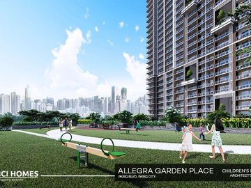 1 BR Condo (36 sqm) in Pasig City | Allegra Garden Place | Ready for Occupancy (Foreigners can own condo)