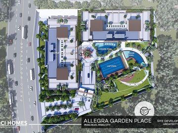 1 BR Condo (36 sqm) in Pasig City | Allegra Garden Place | Ready for Occupancy (Foreigners can own condo)