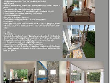 Venta de linda casa en condominio en La Encantada de Villa