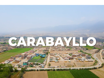 Terreno Plano Amplio En Carabayllo Excelente Oportunidad De Inversión