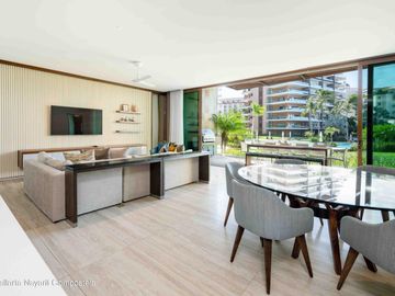 Departamento en Planta Baja en LUMA – 4 Recámaras, 305 m², Frente al Mar. Ground Floor Luxury Condo in LUMA – 4 Bedrooms, 305 m², Oceanfront Living