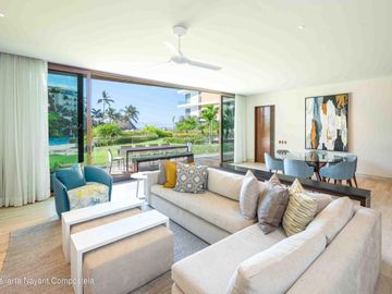 Departamento en Planta Baja en LUMA – 4 Recámaras, 305 m², Frente al Mar. Ground Floor Luxury Condo in LUMA – 4 Bedrooms, 305 m², Oceanfront Living