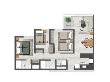 VENTA DEPARTAMENTO EN BOSQUIRA - VILLA CLUB