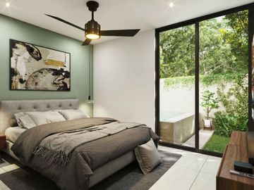 Condo con jardín privado y alberca privada, en venta, Zona Norte, Mérida