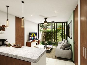 Condo con jardín privado y alberca privada, en venta, Zona Norte, Mérida