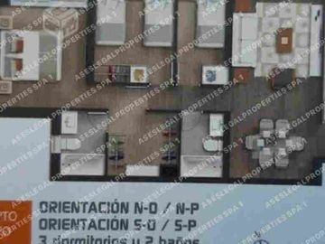 DEPTO IMPECABLE 2D,2B,1E,1B/60M2 en Venta
