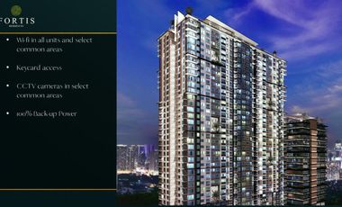 EXCLUSIVES LUXURY: FORTIS RESIDENCES TURN OVER 2027