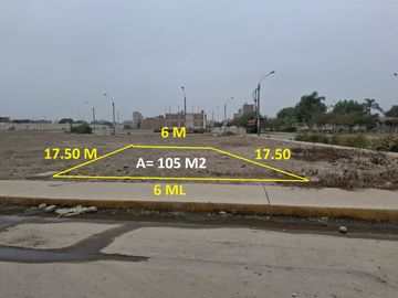 TERRENO EN VENTA DE 105 M2 EN URB. LAS CASCADAS CERCA DEL PARQUE 4 SAN ANTONIO 2 CARABAYLLO