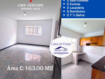 ¡CASA AMPLIA EN VENTA - OPORTUNIDAD ÚNICA EN CERCADO DE LIMA!