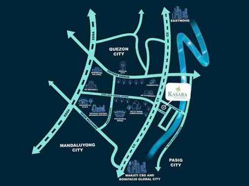 Studio RFO Rent-To-Own Condominium in Pasig near Ortigas walking distance to Tiendesitas Mall