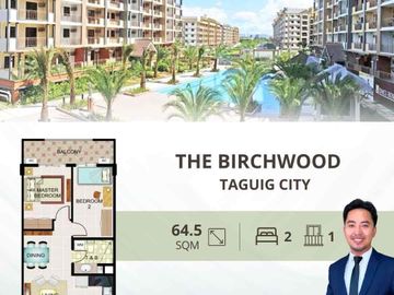 The Birchwood 2BR Two Bedroom with Service Area near BGC and NAIA FOR SALE WC231