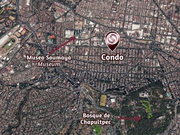 Penthouse con jacuzzi privado, terraza y fogatero, en venta, Polanco, CDMX